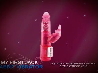 بلدي الأول جاك أرنب مراجعة لعبة الجنس هزاز 50٪ من رمز العرض moan350